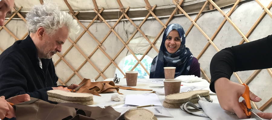 Juta Shoes, Shoe Making Workshops at Spitalfields City Farm