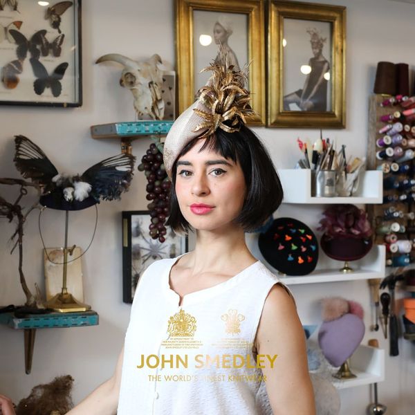 Obby Teacher, Sahar Millinery, nominated for John Smedley Craft Prize